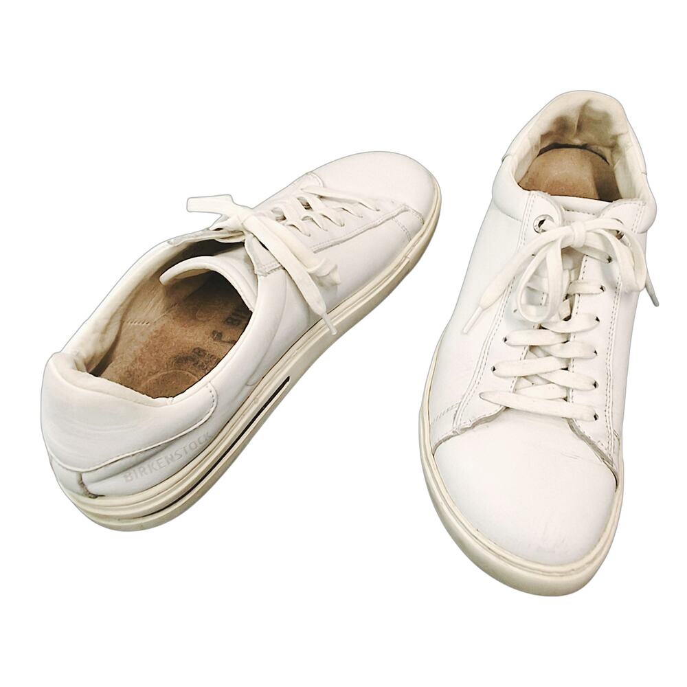 Birkenstock Bend Low White Leather Sneakers Shoes EU 38 US 7-7.5 - Picture 8 of 10